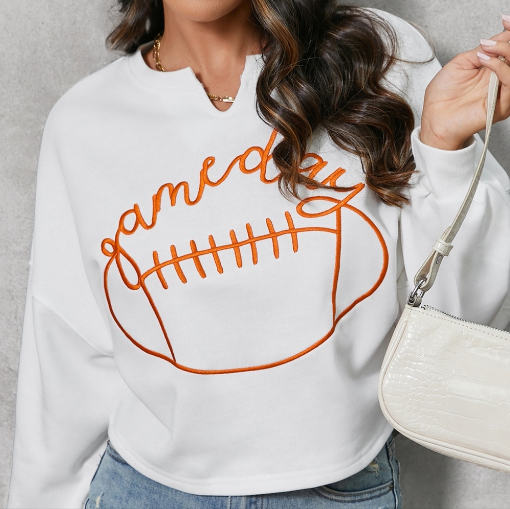 Kelly GAME DAY Graphic Sweatshirt - White - Picture 2 of 4